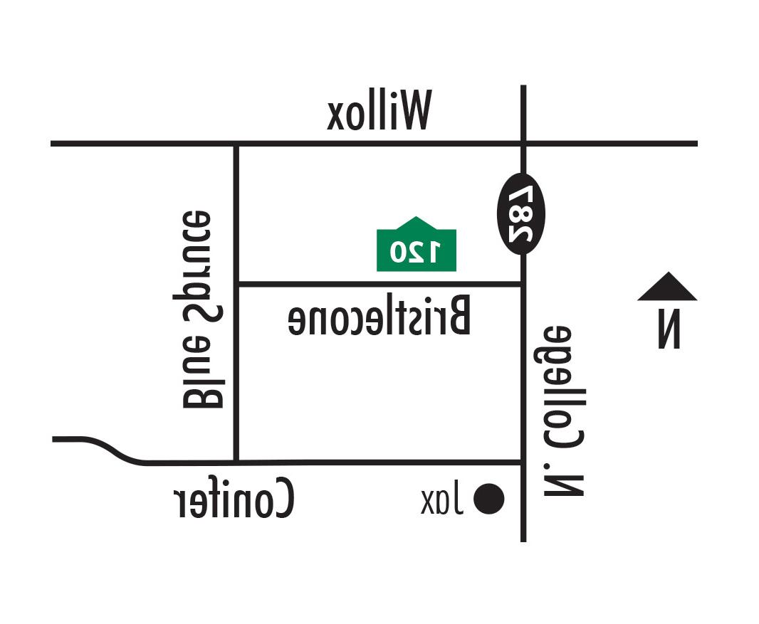 地图到布里斯托孔120号